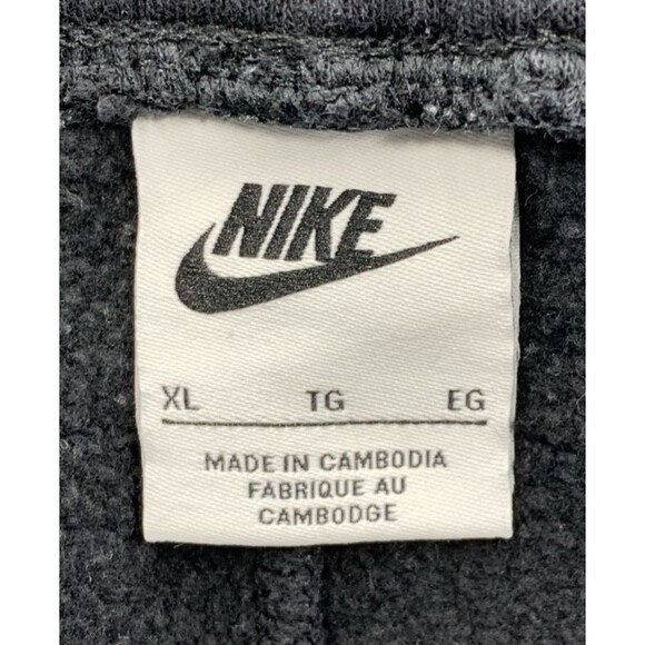 Nike Club Fleece Sportswear Jogger Sweatpants Men's Drawstring Black Size XL - Picture 2 of 14